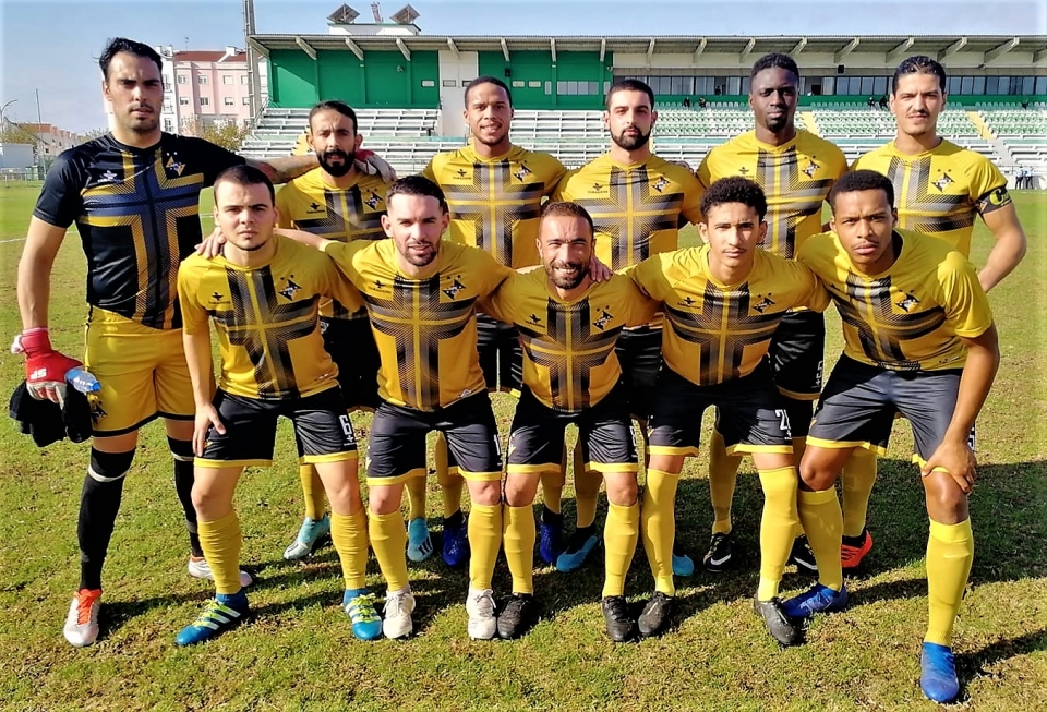 Equipa do Vasco da Gama que jogou em Alcochete