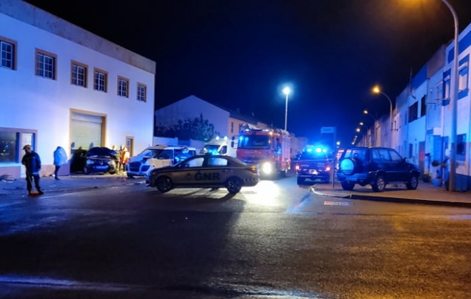 Colisão provocou ontem à noite um ferido em Sines