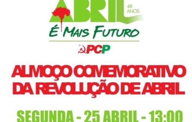 CDU de Sines realiza almoço comemorativo do 25 de abril