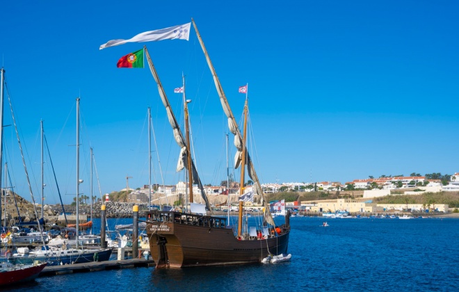 Caravela Vera Cruz está disponível para visitas em Sines