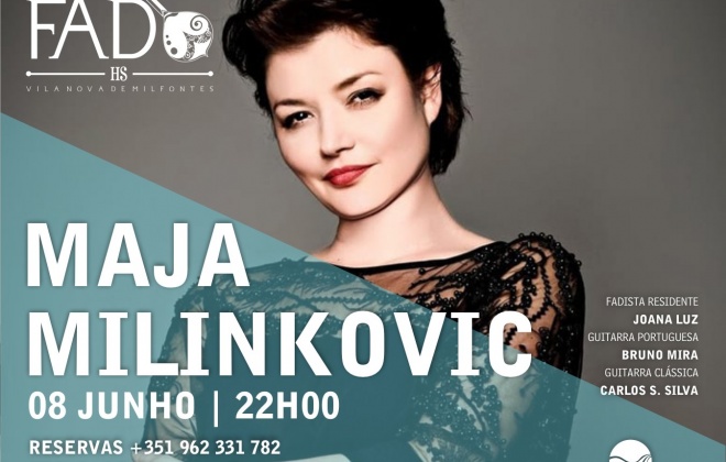 Maja Milinkovic atua esta quarta-feira no HS Clube de Fado em Vila Nova de Milfontes