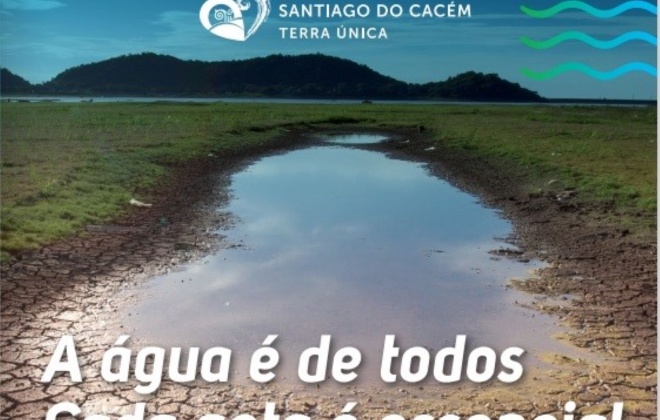 Câmara Municipal de Santiago do Cacém lança campanha de sensibilização para poupança da água
