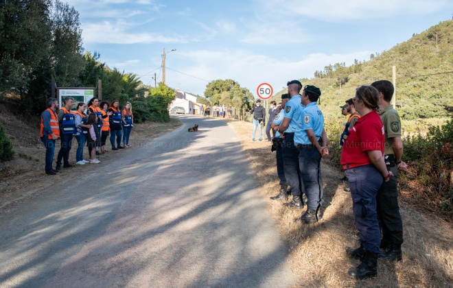 Aldeia de Vale dos Alhos, na Freguesia de São Teotónio, recebeu simulacro "Aldeia Segura"