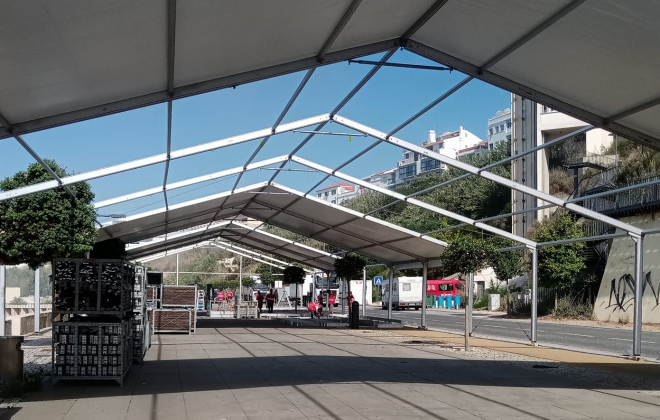 Instalações das Tasquinhas Sines já estão a ser montadas