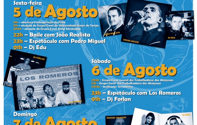 Feira de Agosto regressa ao Torrão de 5 a 7 de agosto