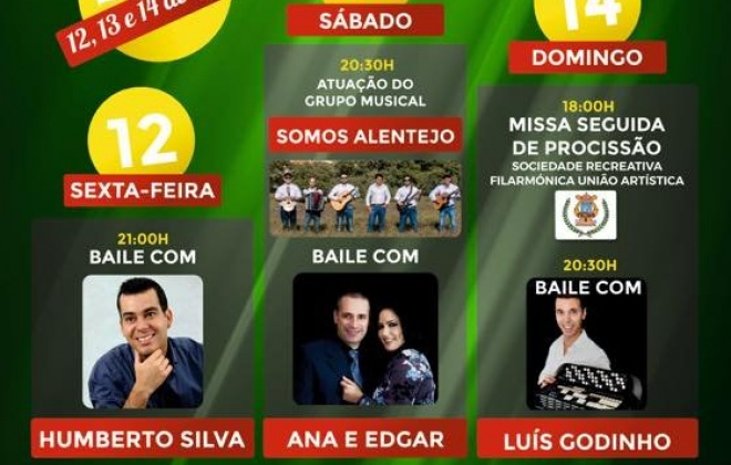 Santa Cruz está em festa entre 12 e 15 de agosto