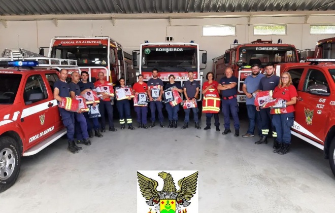 Bombeiros de Cercal do Alentejo receberam Equipamento de Proteção Individual