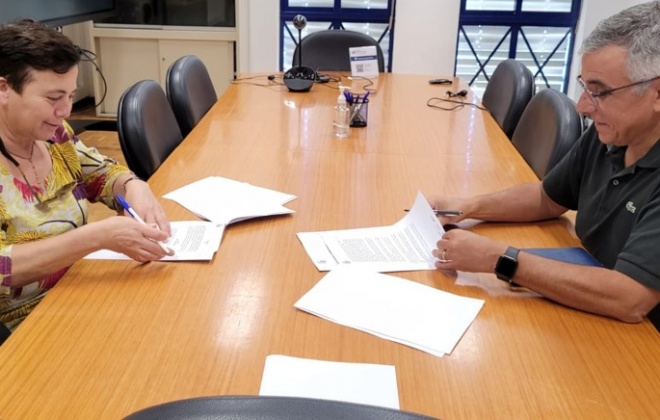 Águas de Santo André assina protocolo de cooperação com o Agrupamento Escolas de Santo André