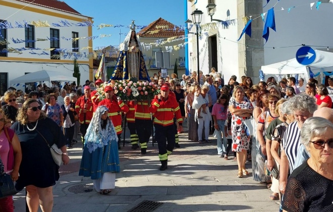 Cercal do Alentejo recebeu Procissão em Honra a Nossa Senhora da Conceição