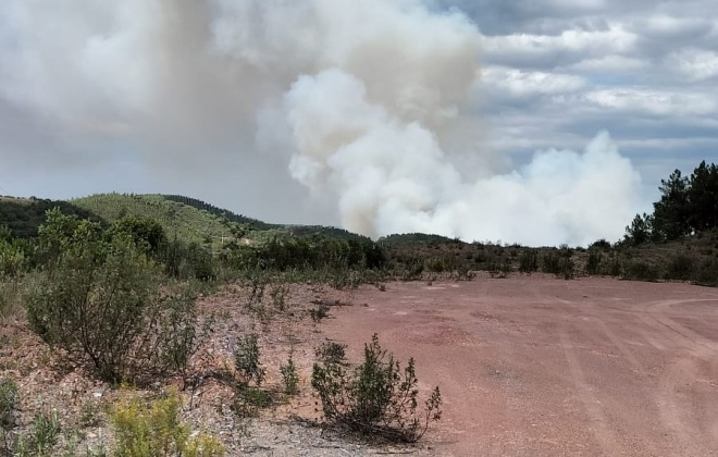 Incêndio em Odemira em “grande parte dominado” e a evoluir “favoravelmente”