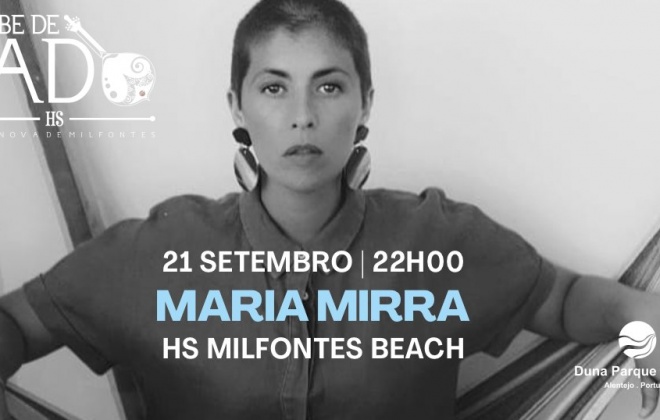 Maria Mirra atua esta quarta-feira no HS Clube de Fado em Vila Nova de Milfontes