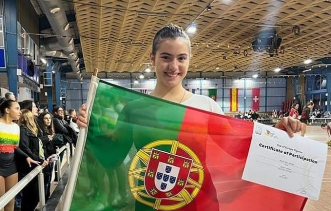 Maria Inês Matias termina em 12.º lugar no Campeonato da Europa de Figuras Obrigatórias