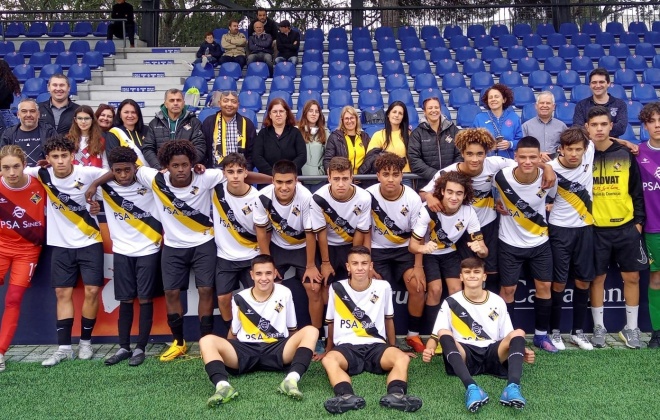 Juvenis do Vasco da Gama de Sines lideram só com vitórias