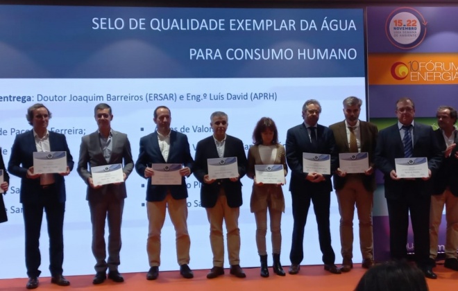 Águas de Santo André distinguida com o Selo da Qualidade Exemplar de Água Para Consumo Humano