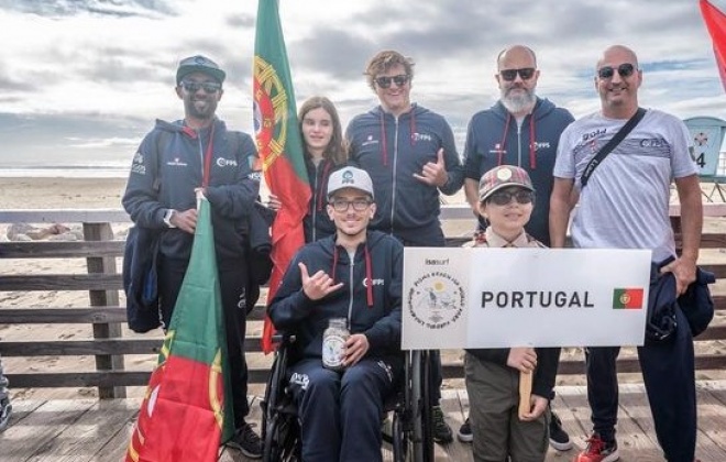 Governo felicita campeões mundiais de surf adaptado Marta Paço e Camilo Abdula
