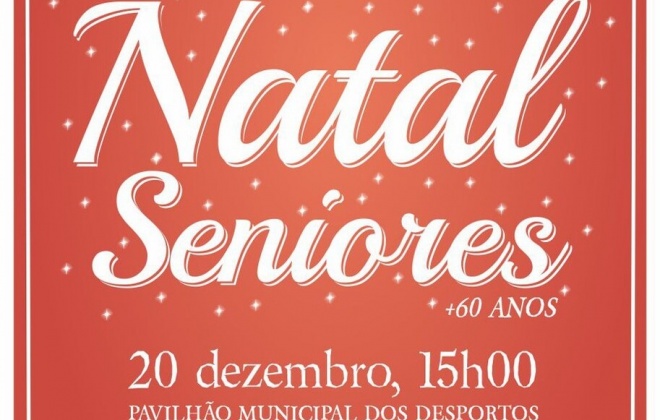 Inscrições para a festa Convívio de Natal Sénior em Sines terminam hoje