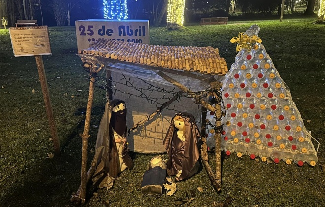 Parque Central em Vila Nova de Santo André recebe exposição de presépios