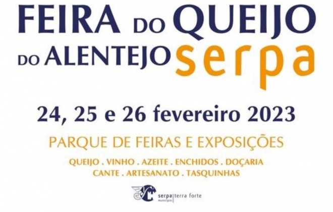 Feira do Queijo do Alentejo irá realizar-se nos dias 24, 25 e 26 de fevereiro de 2023