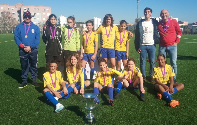 Estrela de Santo André sagrou-se Campeão Distrital de Infantis Femininos de Futebol 7