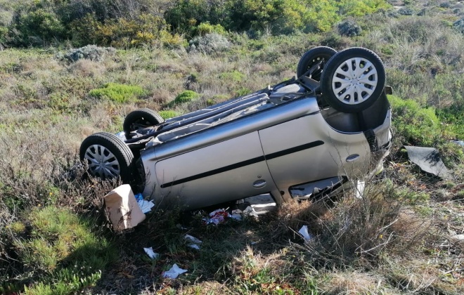 Despiste provoca ferido ligeiro perto de Porto Covo, Sines
