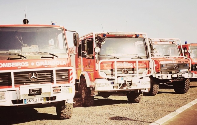 Bombeiros combateram incêndio na zona do Carvalhal em Grândola
