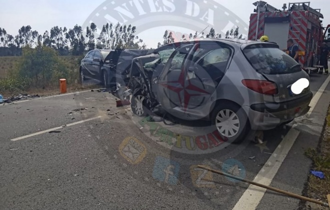 Violenta colisão provoca um morto na EN 120-1 no concelho de Sines