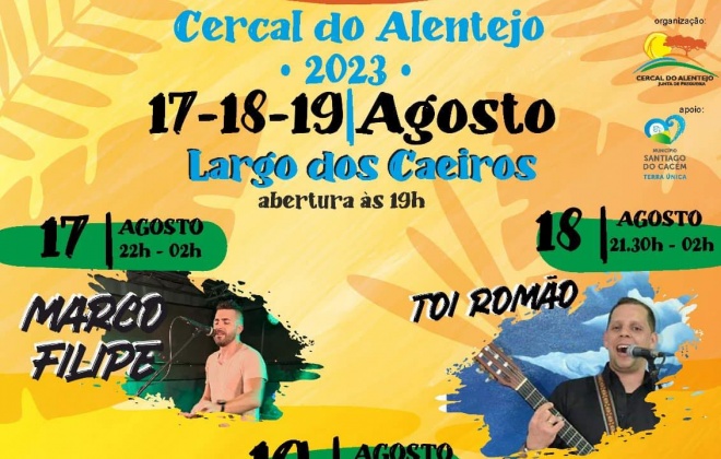 Cercal do Alentejo recebe as tradicionais Tasquinhas a partir de hoje