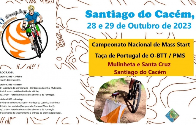Santiago do Cacém recebe VII Costa Alentejana MTBO Trophy