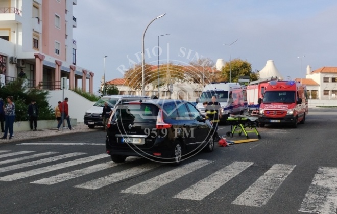 Atropelamento provoca ferimentos a duas idosas em Sines