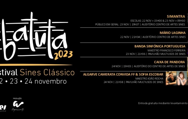Festival Batuta termina esta noite com a atuação dos cantores FF e Sofia Escobar