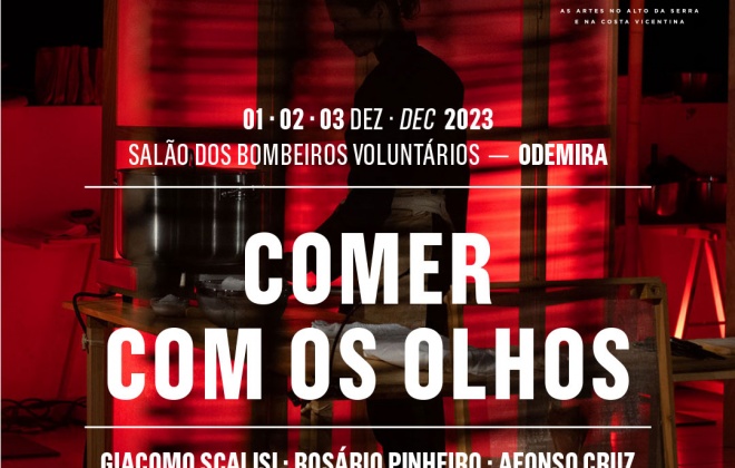 Espetáculo de teatro  culinário para ver  em Odemira até domingo
