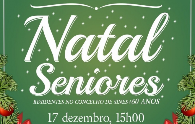 Inscrições abertas para o convívio de Natal sénior em Sines