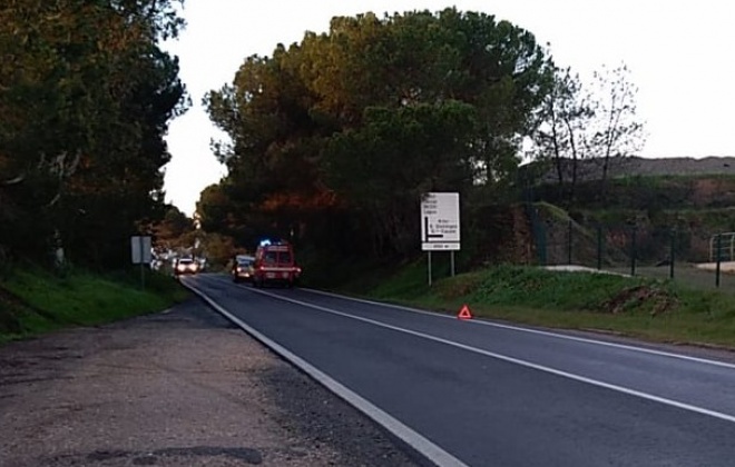 Despiste provoca ferido ligeiro em Alvalade, Santiago do Cacém
