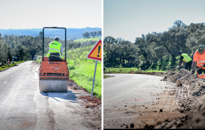 Câmara de Odemira requalifica a estrada entre o Monte da Estrada e Relíquias