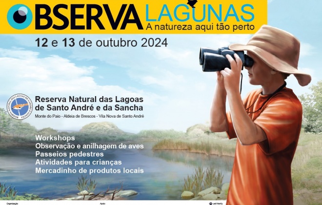ObservaLagunas revela a beleza e a biodiversidade da Reserva Natural das Lagoas de Santo André e da Sancha