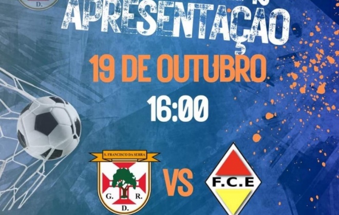 São Francisco da Serra apresenta a equipa de futebol nesta tarde de sábado frente ao Ermidense