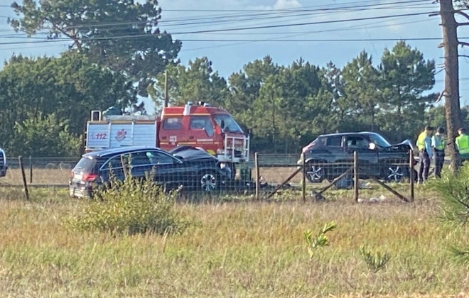 Colisão frontal provoca dois feridos em Vila Nova de Milfontes no concelho de  Odemira