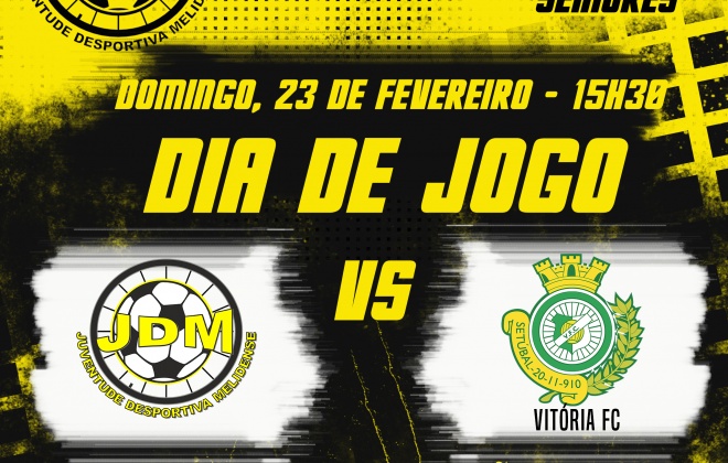 Juventude Melidense recebe o Vitória de Setúbal neste domingo às 15h30