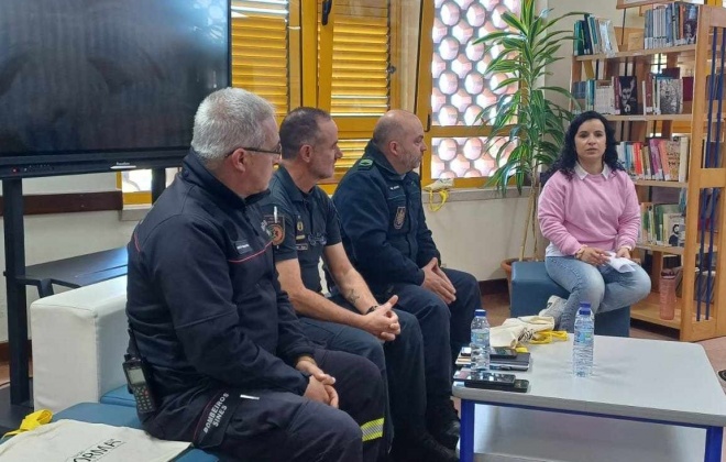 Comandante dos Bombeiros de Sines participou em iniciativa na Escola Vasco da Gama