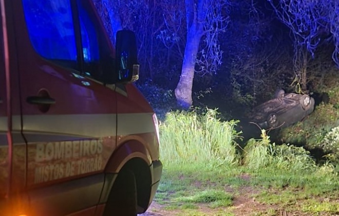 Despiste provoca dois feridos na EN252 na Freguesia do Torrão