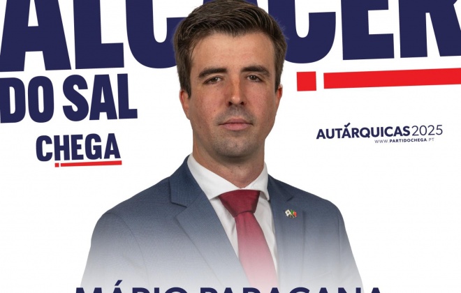 Chega candidata Mário Paracana à presidência da Câmara de Alcácer do Sal