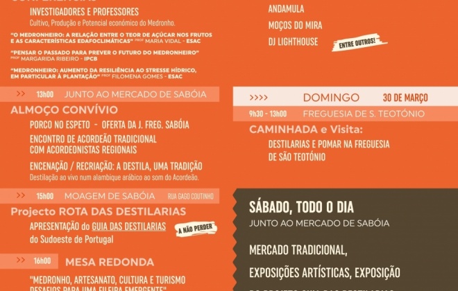 Aldeia de Sabóia recebe o Festival do Medronho ao longo deste fim de semana