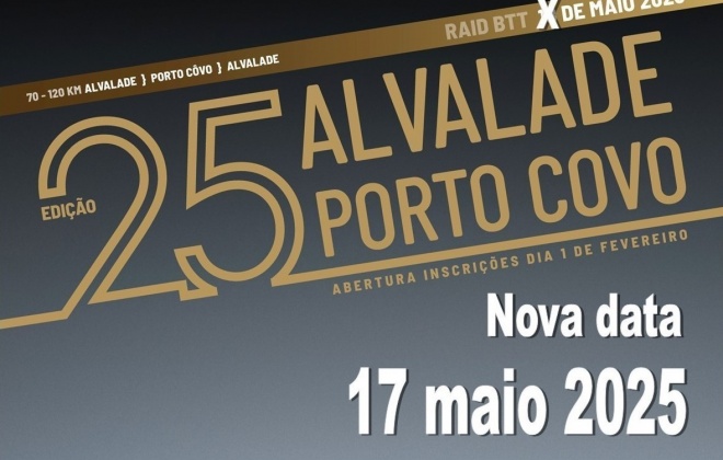 25ª edição do Raid BTT Alvalade-Porto Covo foi antecipada para dia 17 de maio
