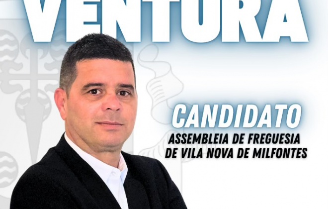 Ventura Ramalho é candidato independente à Junta de Freguesia de Vila Nova de Milfontes