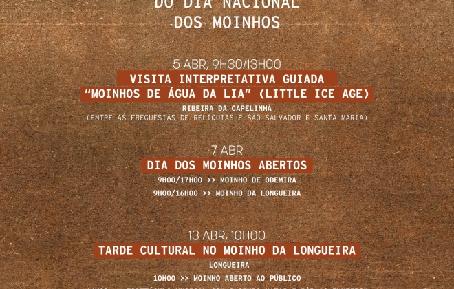 Câmara de Odemira assinala o Dia Nacional dos Moinhos