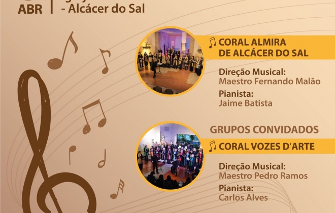 Igreja da Pousada em Alcácer do Sal recebe um encontro de coros neste sábado