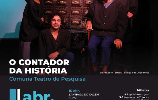 EmCena apresenta a peça “O Contador da História” de 10 a 12 de abril