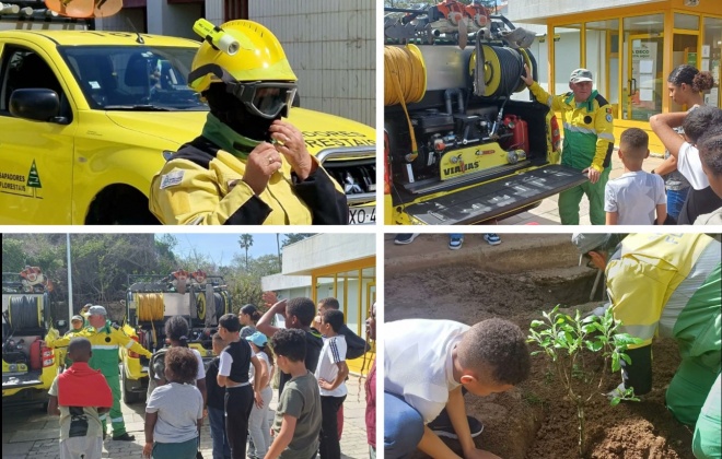 Sapadores Florestais da AMFALA participaram em ação com utentes do projeto Entre Nós