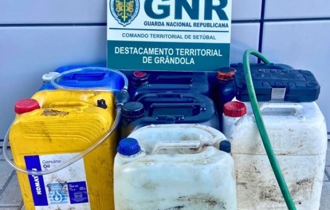 Homem foi detido em Grândola por furto de combustível