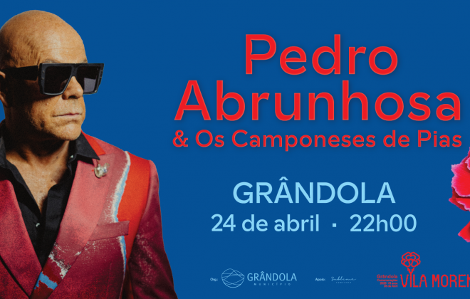 Pedro Abrunhosa e os Camponeses de Pias atuam esta noite em Grândola